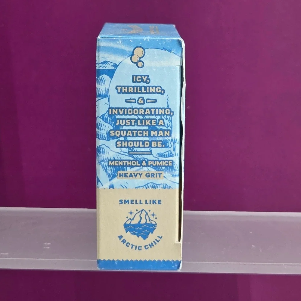 Dr Squatch Polar Rush Soap Men 5oz Limited Edition Heavy Grit Menthol Chill